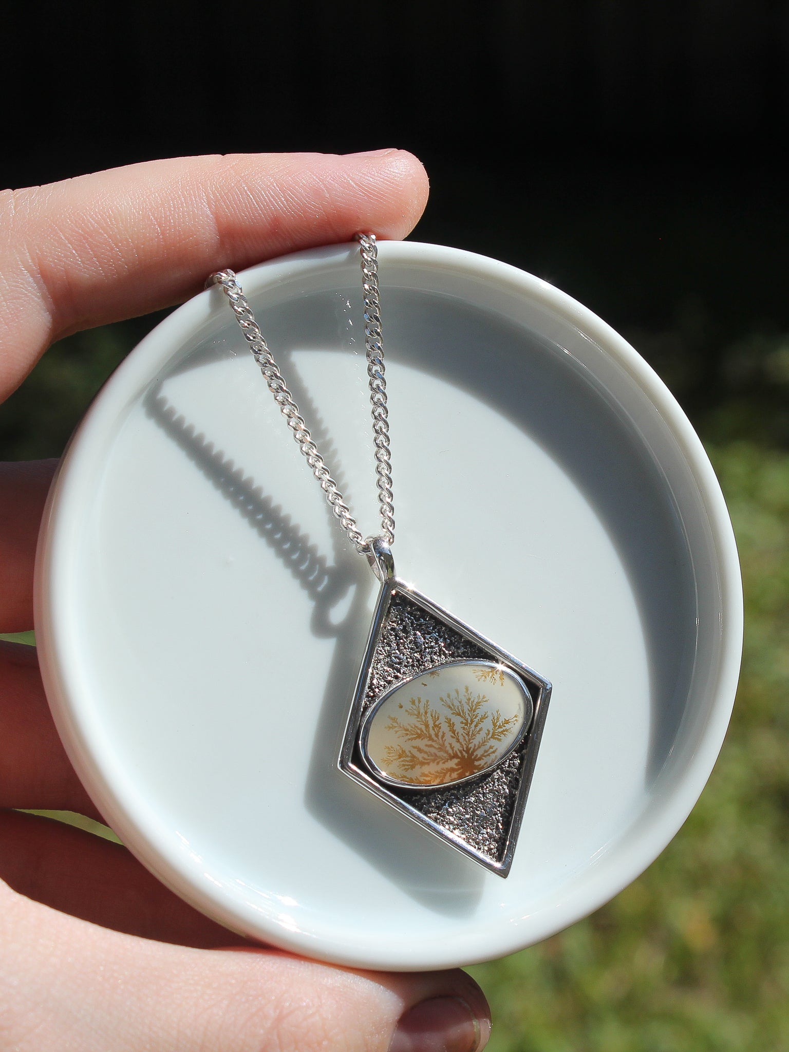 Dendritic Agate Necklace