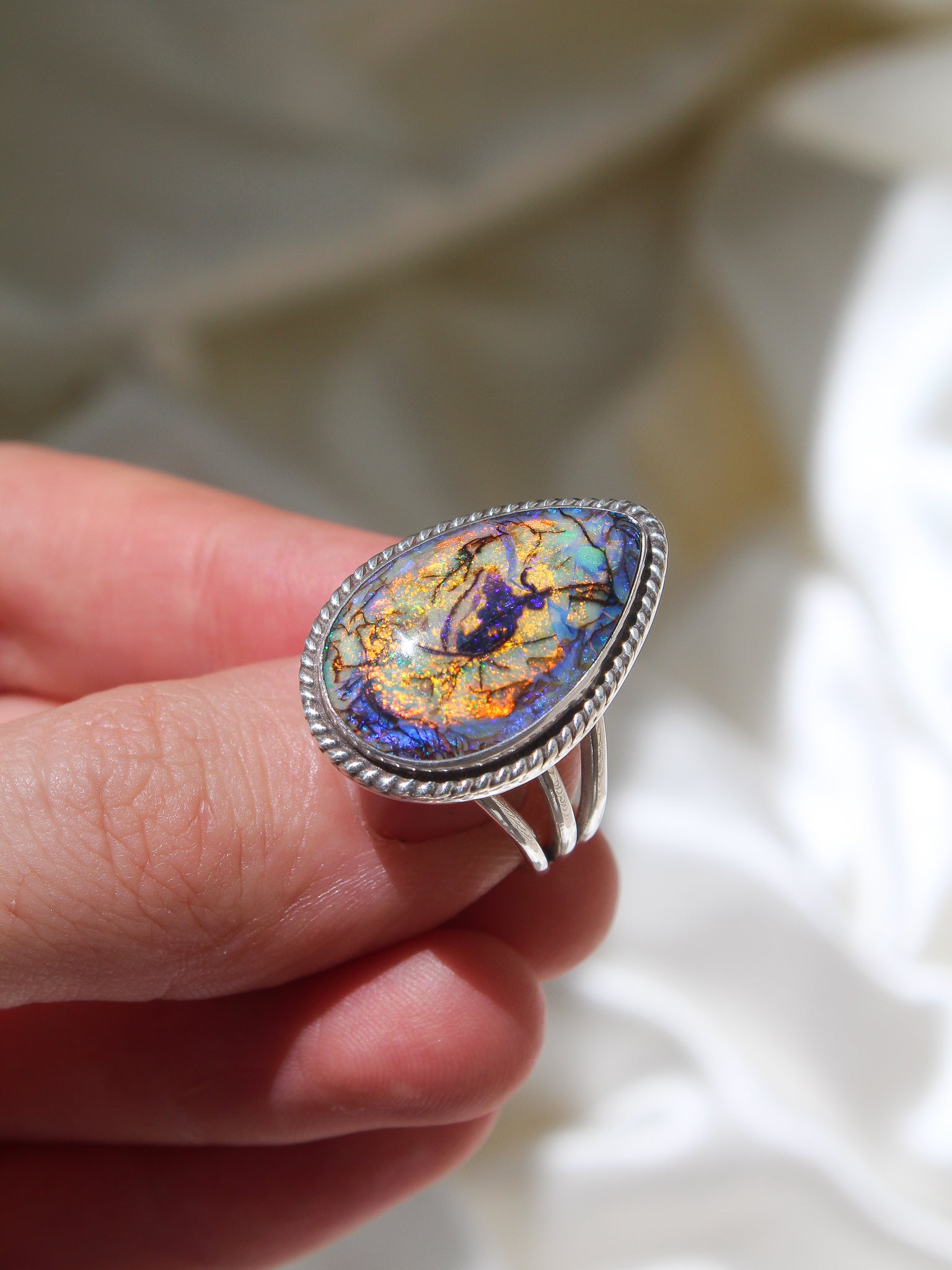 Monarch Opal Ring - Size 7.25