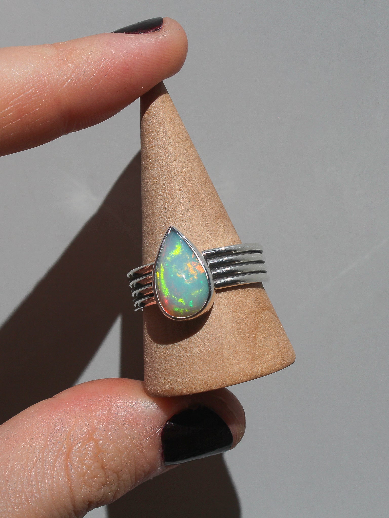 Ethiopian Opal Ring - Size 9.5