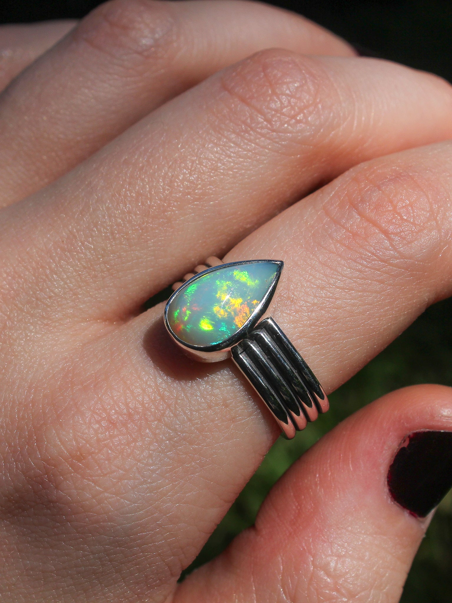 Ethiopian Opal Ring - Size 9.5