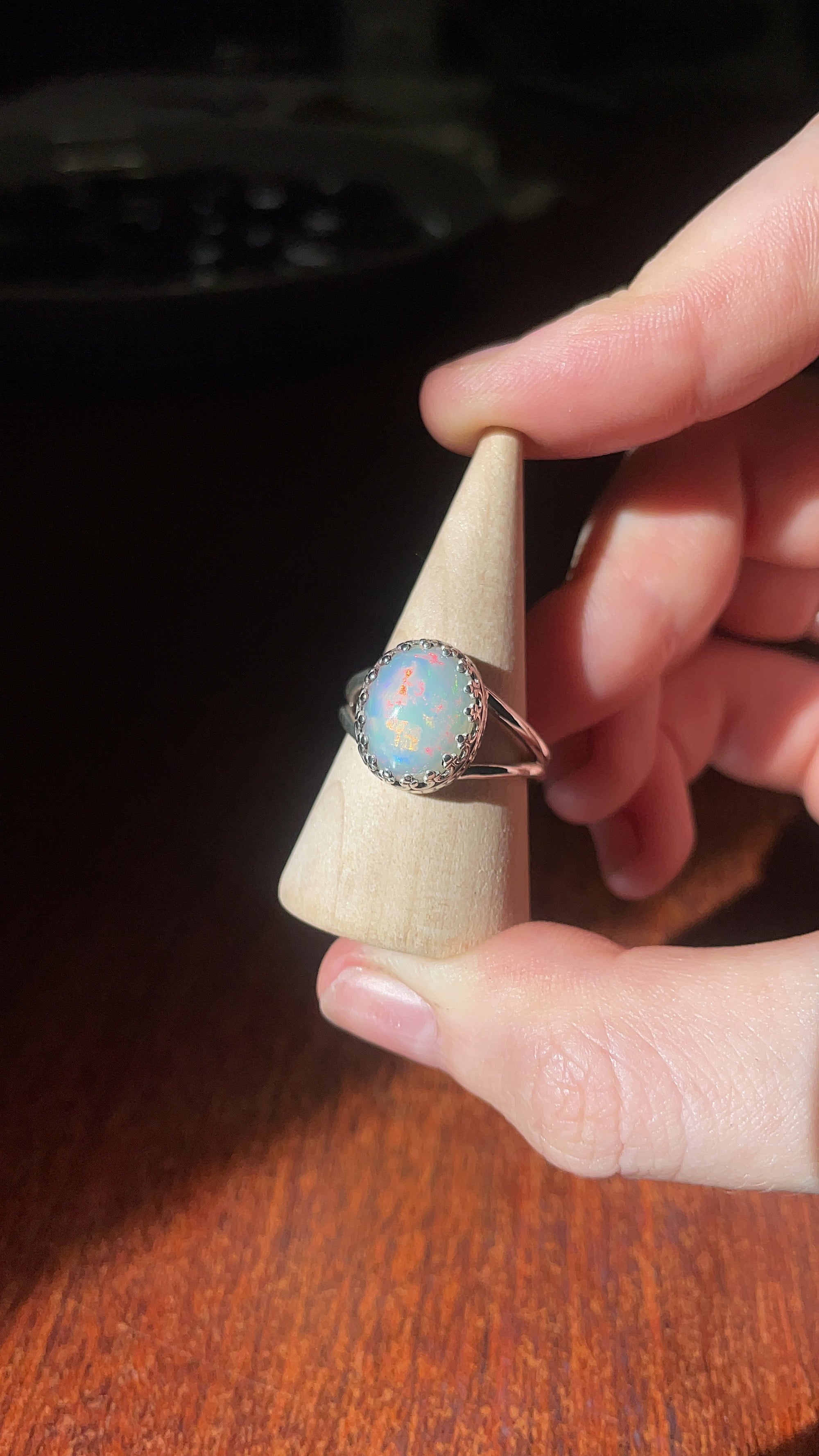 Ethiopian Opal Ring - Size 7.5