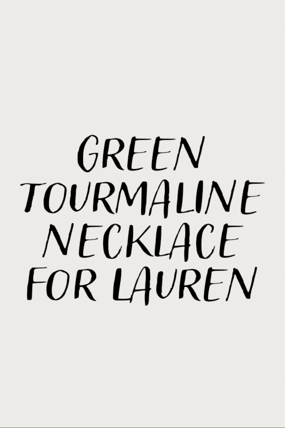 Green Tourmaline Cascading Necklace