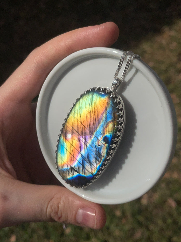Rainbow Labradorite Necklace
