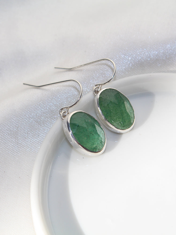 Green Tanzurine Earrings